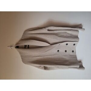 Banana Republic Cream Shawl Collar Knit Cardigan